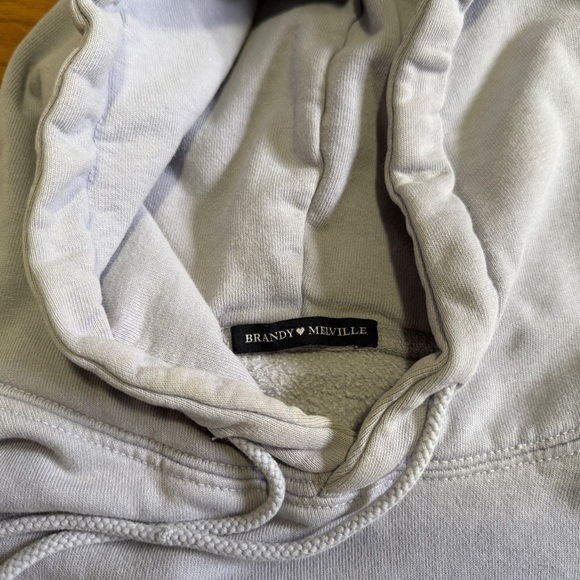 Brandy Melville John Galt Yosemite Sierra Nevada Bear Hoodie Blue Size XL - Picture 3 of 7